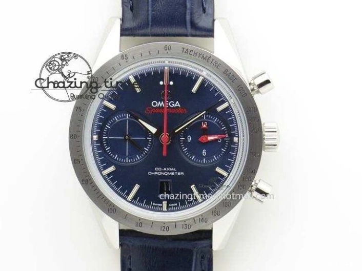 0427 Planet Ocean 45mm GMT DLC JHF Best Edition Black Dial On Rubber Strap A Durable 8194